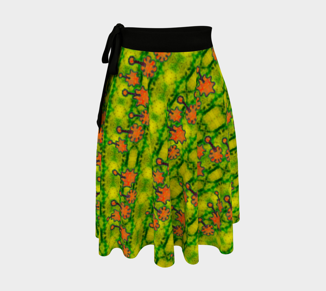 Wrap Skirt (Her/Muliebris)(Grail Night Flower Orange Logo) RJSTH@Fabric#3 RJSTHW2024 RJS