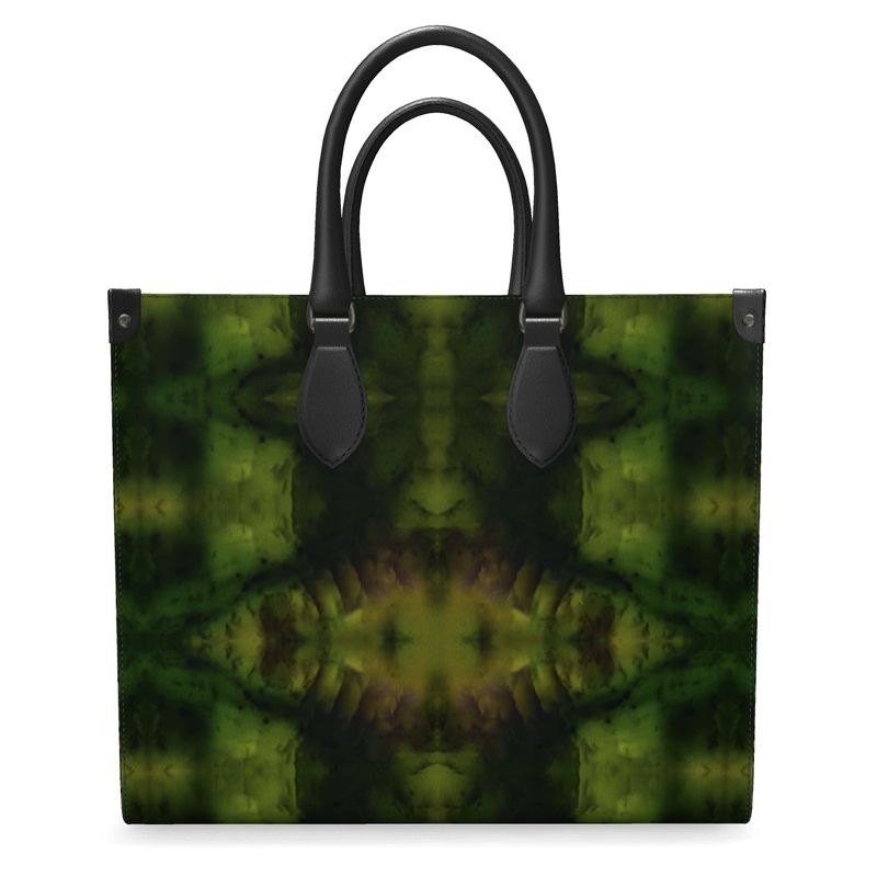 Leather Shoppers Bag (Tree Link Stripe) RJSTH@Fabric#7 RJSTHs2021 RJS