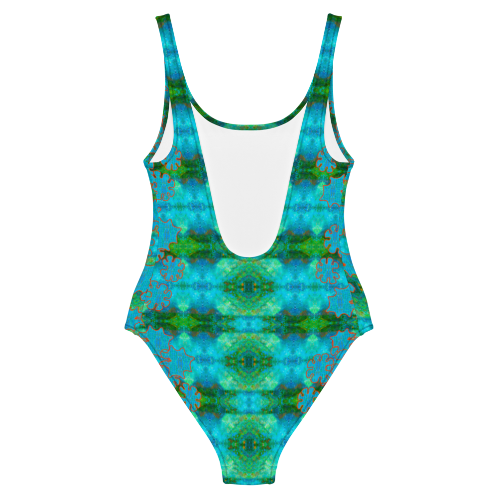 Swimsuit One-Piece (Her/They)(Grail Night Flower Pollen Dapple) RJSTH@Fabric#11 RJSTHS2021 RJS