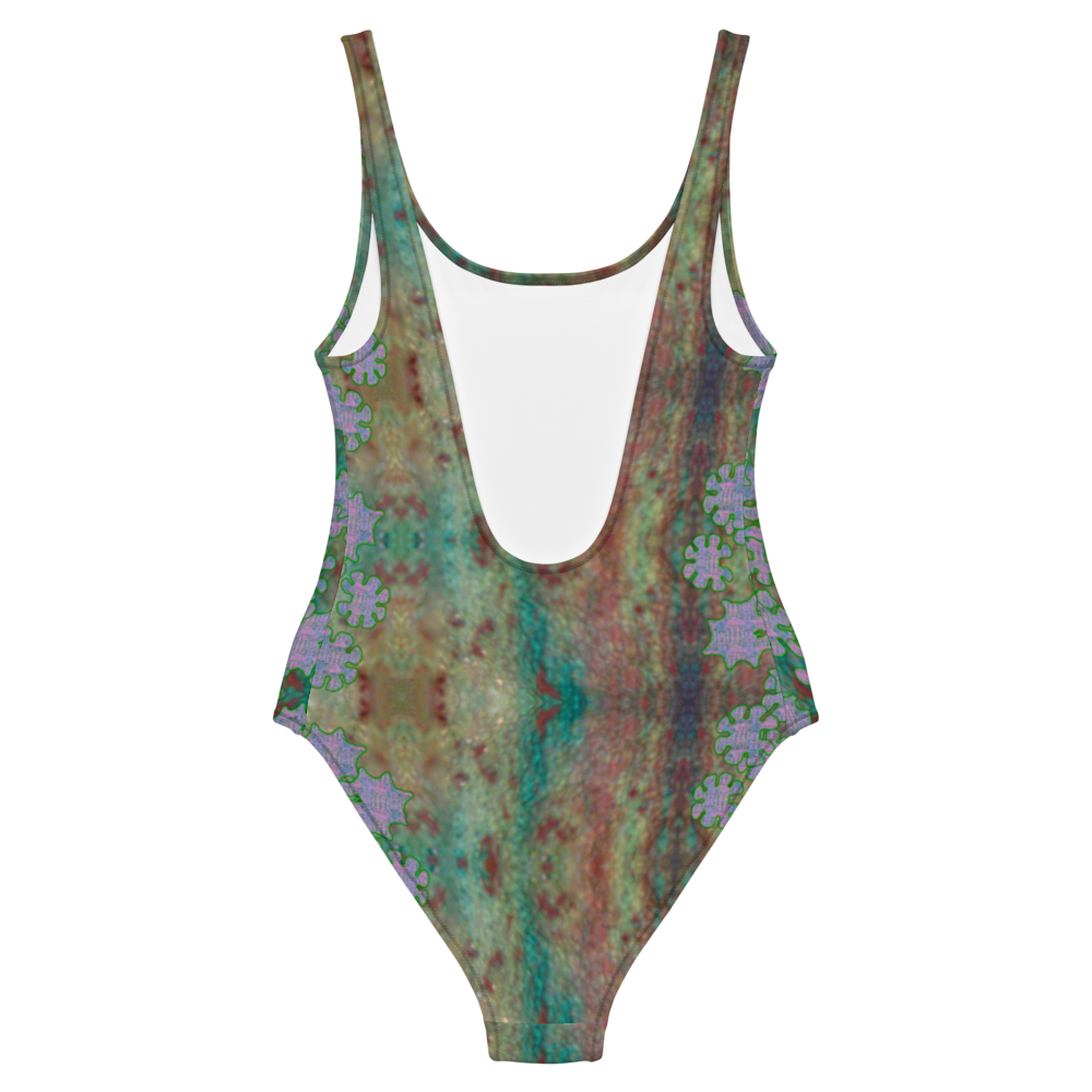 Swimsuit One-Piece (Her/They)(Grail Night Flower Pollen Dapple) RJSTH@Fabric#4 RJSTHS2021 RJS