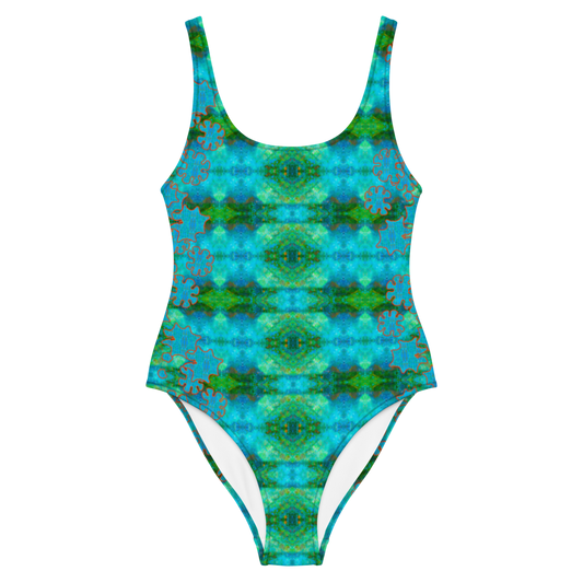 Swimsuit One-Piece (Her/They)(Grail Night Flower Dapple) RJSTH@Fabric#11 RJSTHS2021 RJS