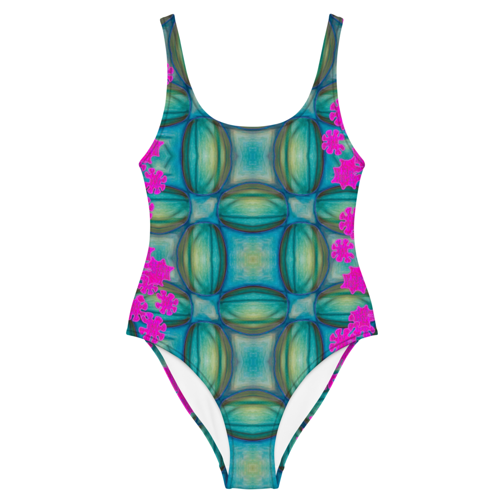 Swimsuit One-Piece (Her/They)(Grail Night Flower Pollen Dapple) RJSTH@Fabric#9 RJSTHS2021 RJS