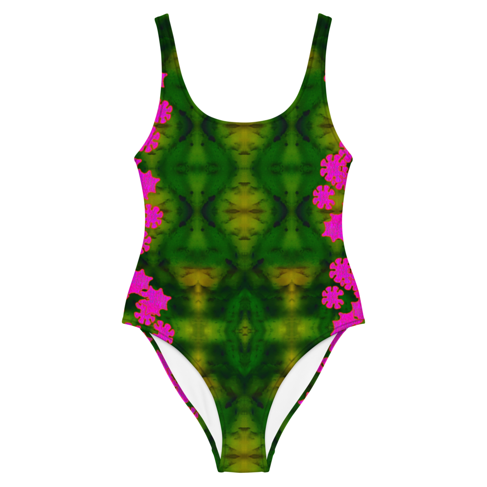 Swimsuit One-Piece (Her/They)(Grail Night Flower Pollen Dapple) RJSTH@Fabric#7 RJSTHS2021 RJS
