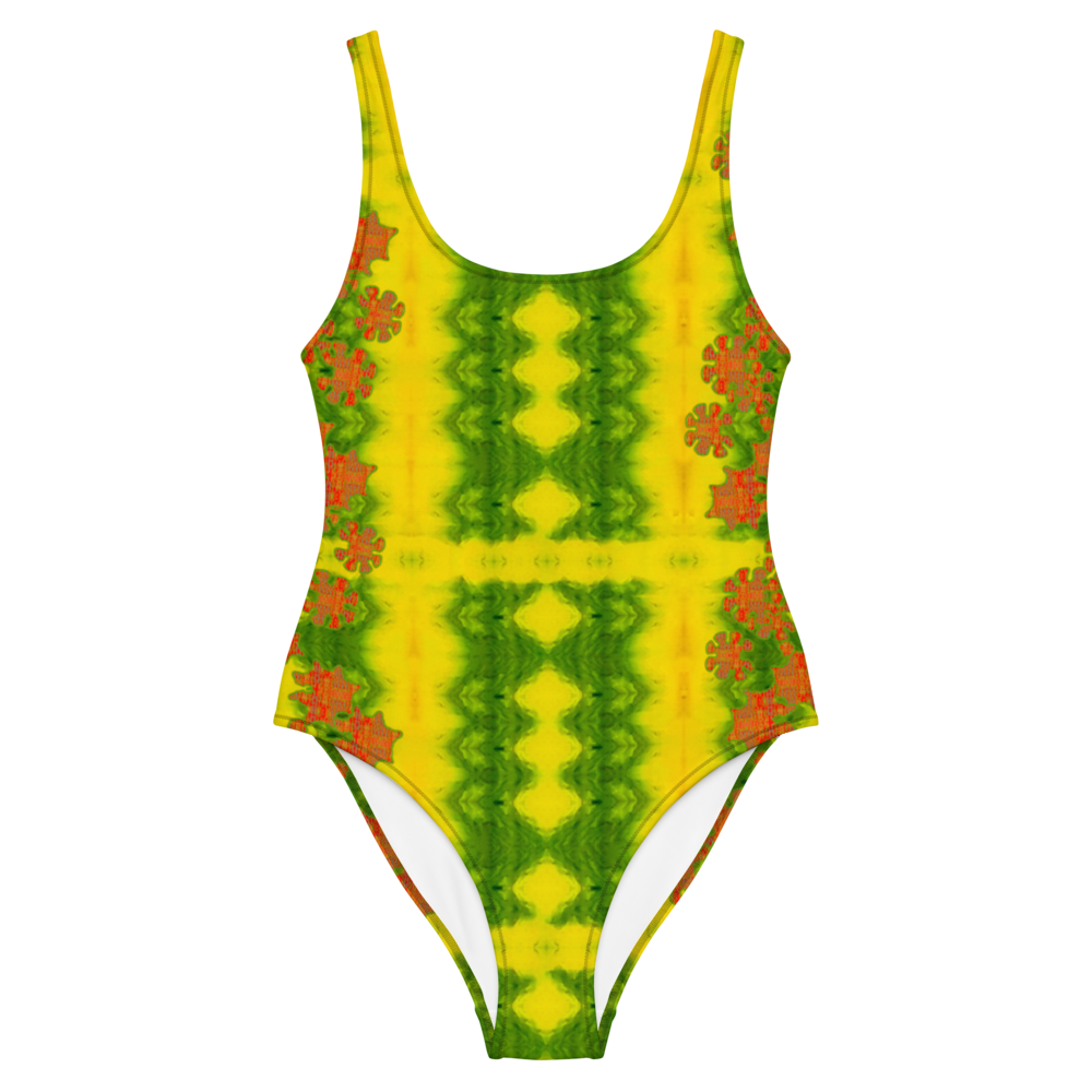 Swimsuit One-Piece (Her/They)(Grail Night Flower Pollen Dapple) RJSTH@Fabric#1 RJSTHS2021 RJS