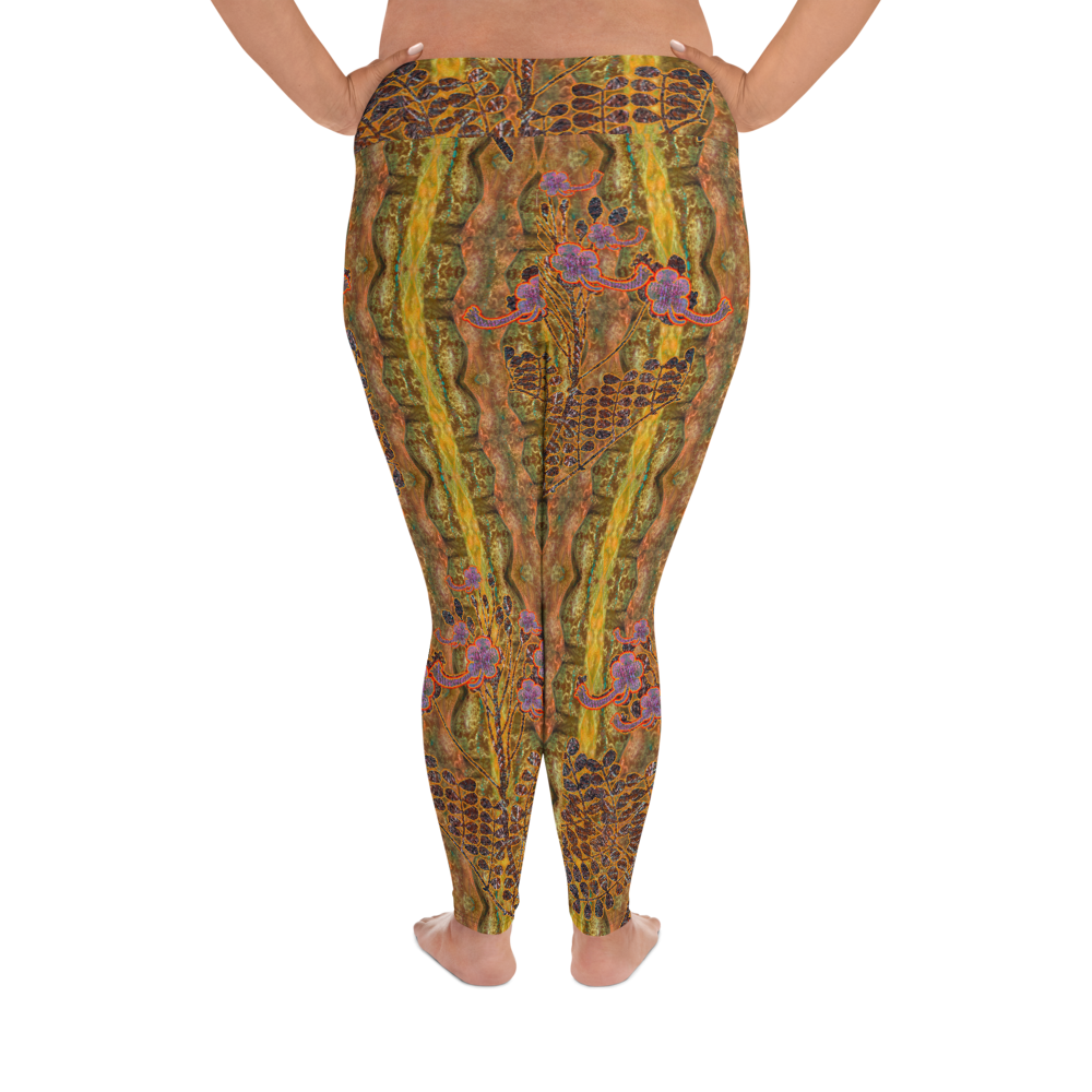 Leggings (Plus Size)(WindSong Flower) RJSTH@Fabric#6 RJSTHW2021 RJS