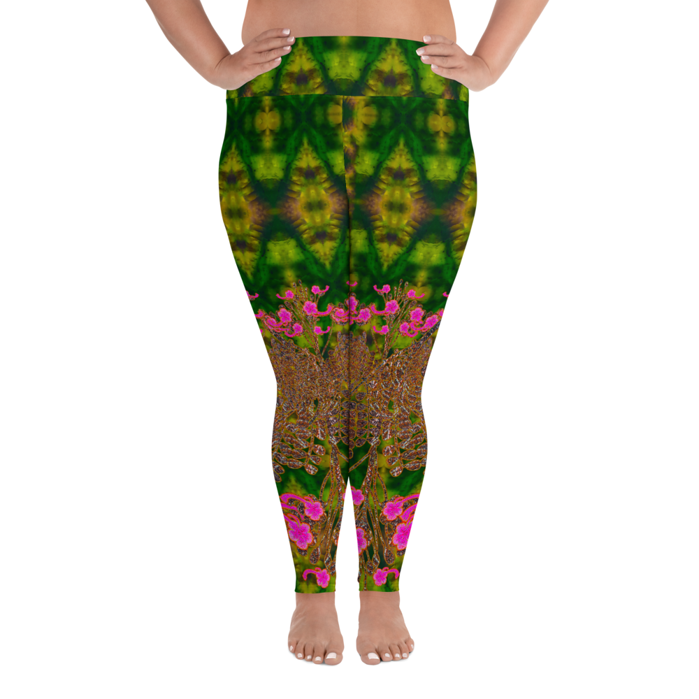 Leggings (Plus Size)(WindSong Flower) RJSTH@Fabric#7 RJSTHW2021 RJS