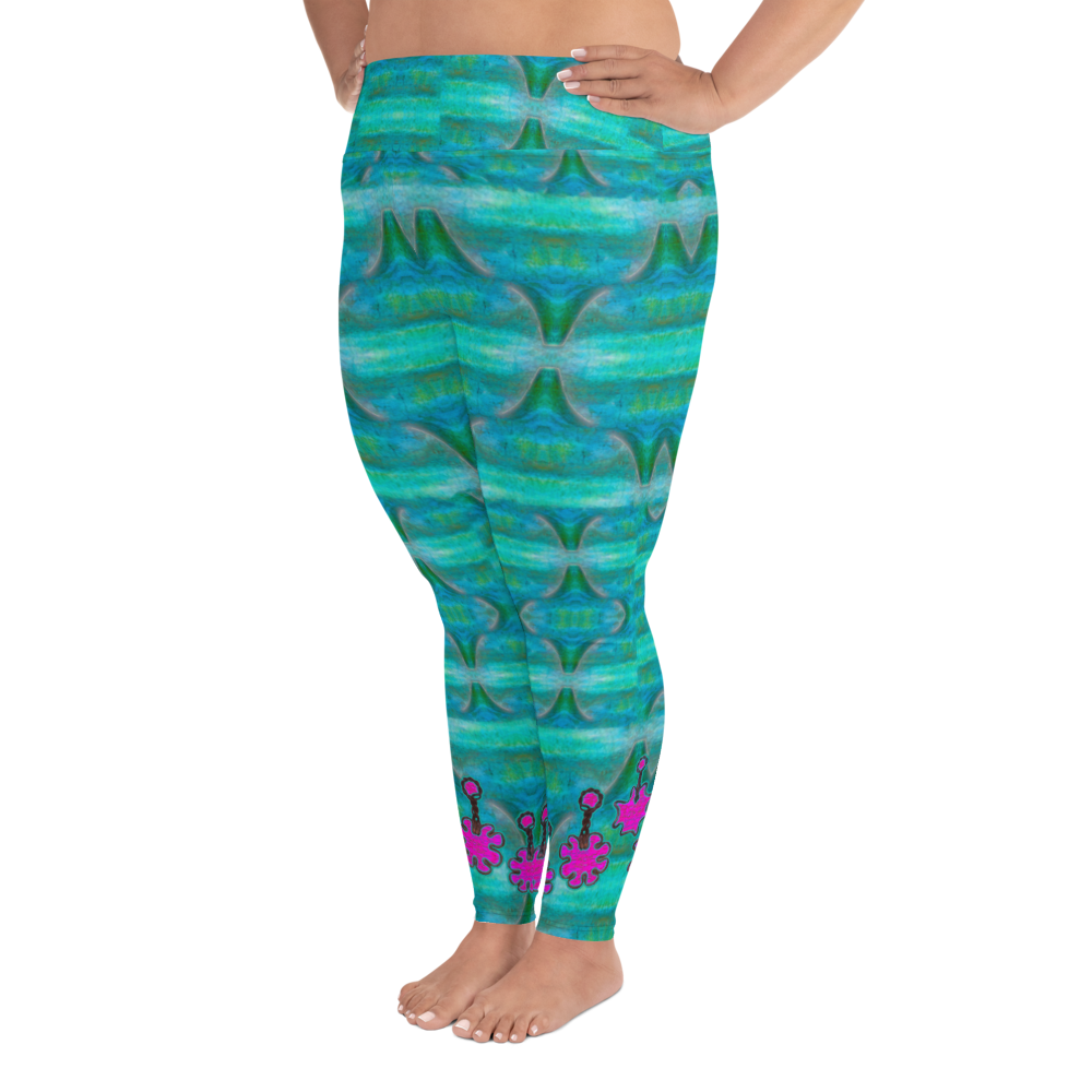 Leggings (Plus Size)(Grail Night Flower) RJSTH@Fabric#8 RJSTHs2020 RJS