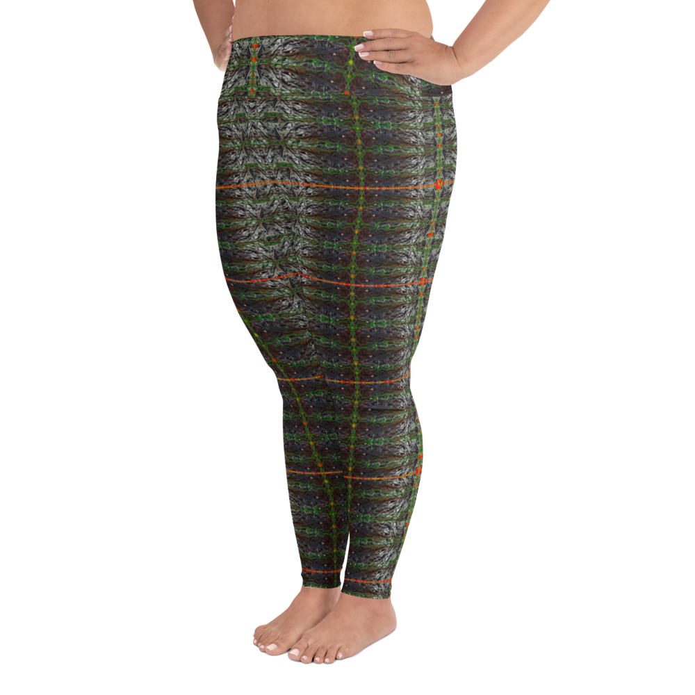 Leggings (Plus Size)(Rind#2 Tree Link) RJSTH@Fabric#2 RJSTHW2021 RJS