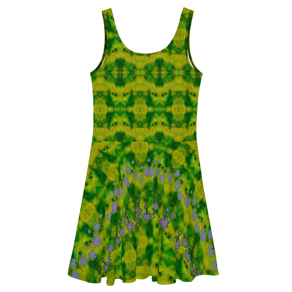 Fitted Skater Dress (Her/They)(Grail Night Flower) RJSTH@Fabric#5 RJSTHS2020 RJS