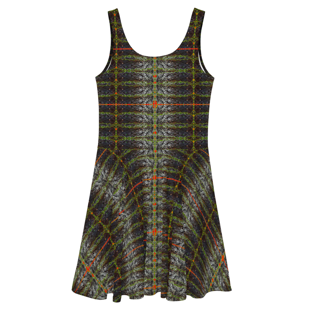 Fitted Skater Dress (Her/Muliebris)(Rind#1 Tree Link) RJSTH@Fabric#1 RJSTHW2021 RJS