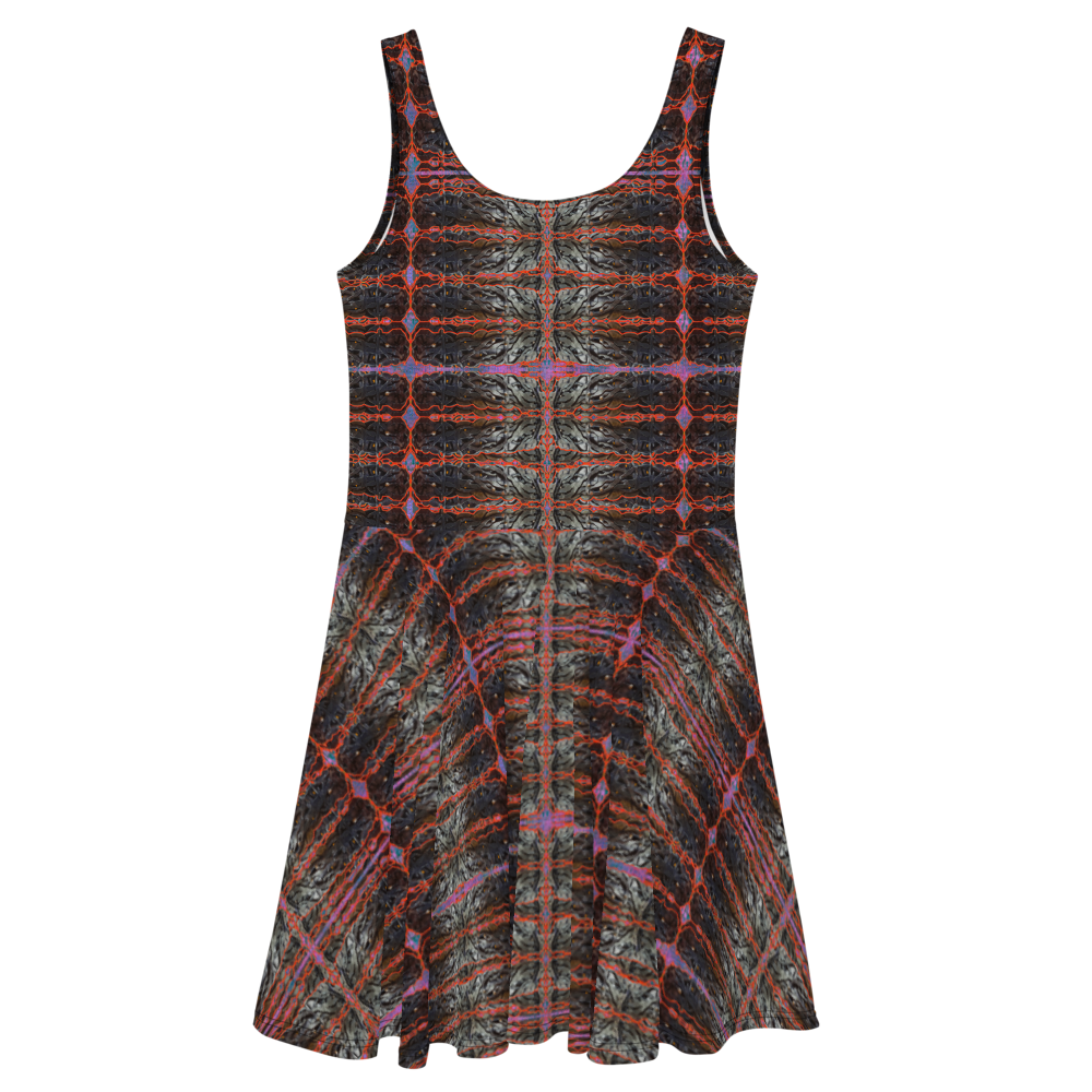 Fitted Skater Dress (Her/They)(Rind#6 Tree Link) RJSTH@Fabric#6 RJSTHW2021 RJS