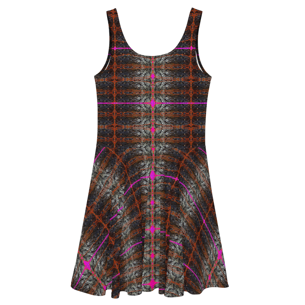 Fitted Skater Dress (Her/They)(Rind#7 Tree Link) RJSTH@Fabric#7 RJSTHW2021 RJS