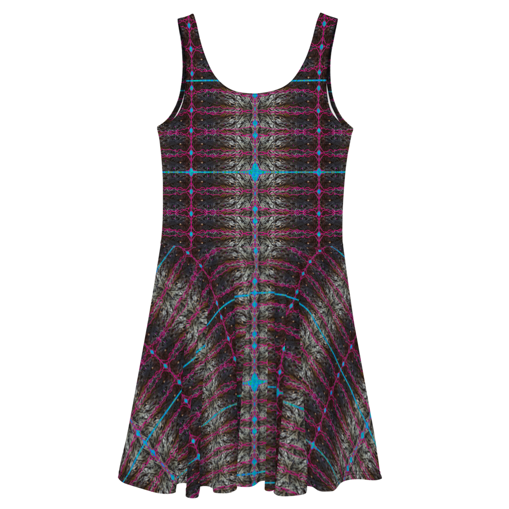 Fitted Skater Dress (Her/They)(Rind#11 Tree Link) RJSTH@Fabric#11 RJSTHW2021 RJS