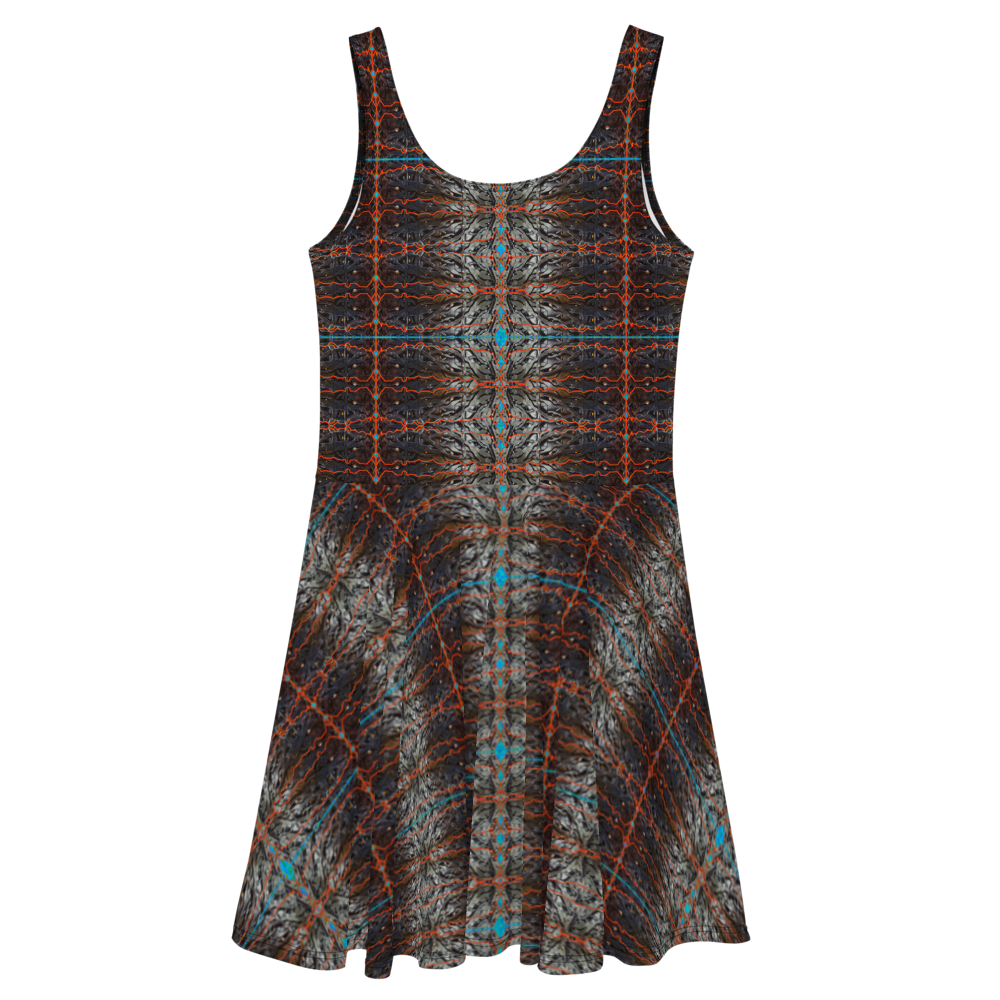 Fitted Skater Dress (Her/They)(Rind#12 Tree Link) RJSTH@Fabric#12 RJSTHW2021 RJS