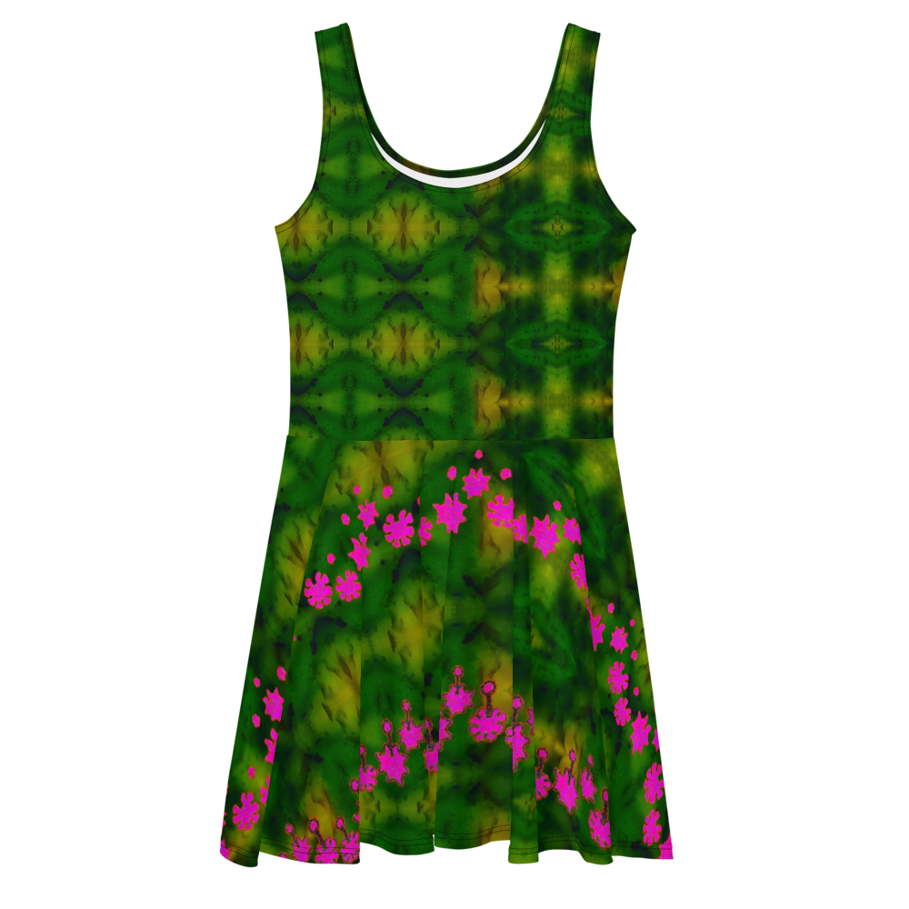 Fitted Skater Dress (Her/They)(Grail Night Flower) RJSTH@Fabric#7 RJSTHS2020 RJS
