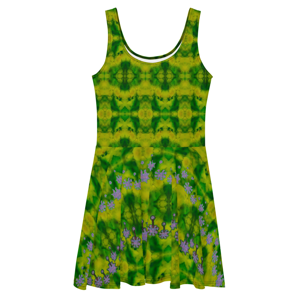 Fitted Skater Dress (Her/They)(Grail Night Flower) RJSTH@Fabric#5 RJSTHS2020 RJS
