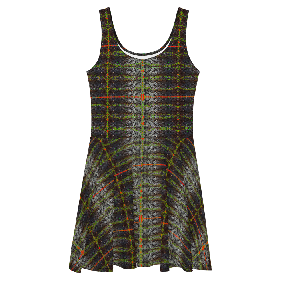 Fitted Skater Dress (Her/Muliebris)(Rind#1 Tree Link) RJSTH@Fabric#1 RJSTHW2021 RJS