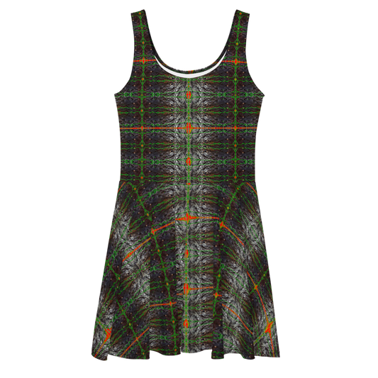 Fitted Skater Dress (Her/They)(Rind#3 Tree Link) RJSTH@Fabric#3 RJSTHW2021 RJS