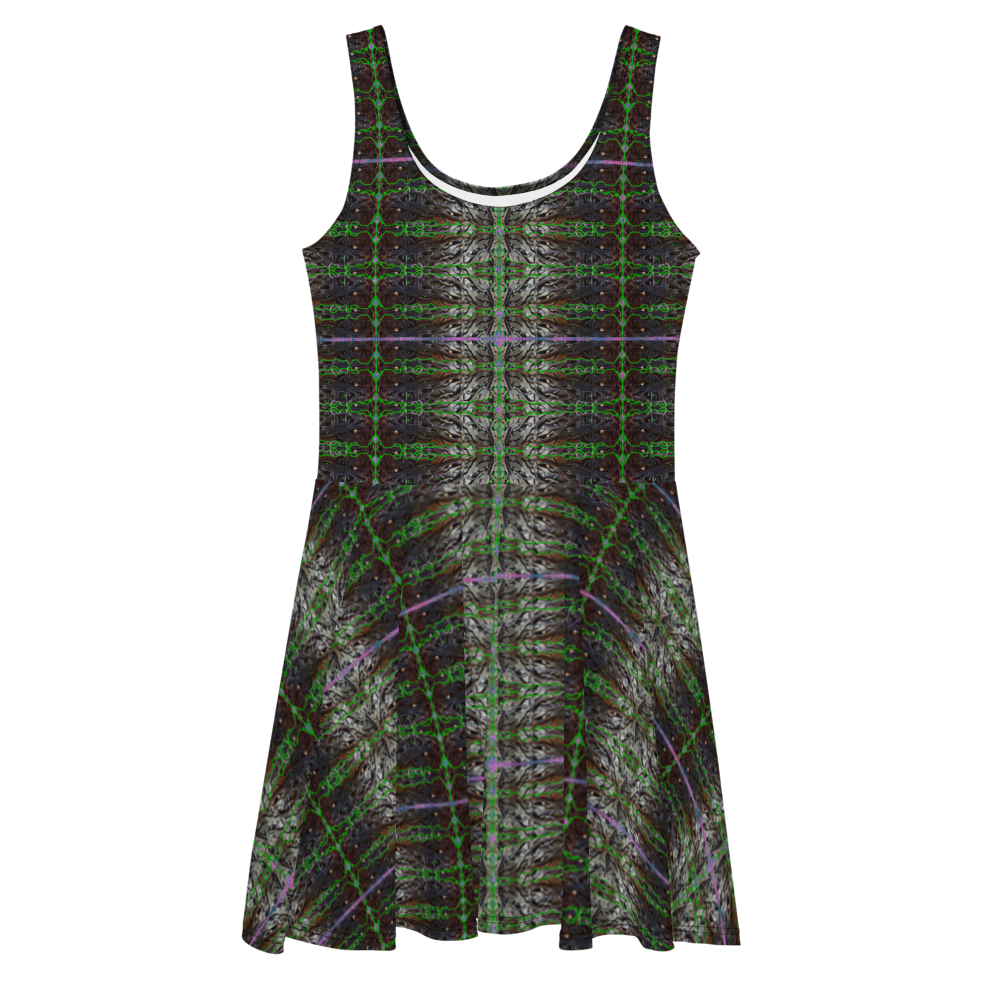 Fitted Skater Dress (Her/They)(Rind#5 Tree Link) RJSTH@Fabric#5 RJSTHW2021 RJS