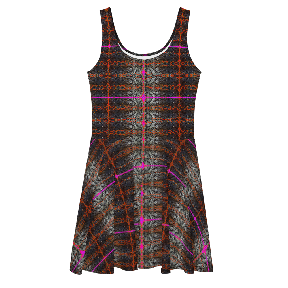 Fitted Skater Dress (Her/They)(Rind#7 Tree Link) RJSTH@Fabric#7 RJSTHW2021 RJS