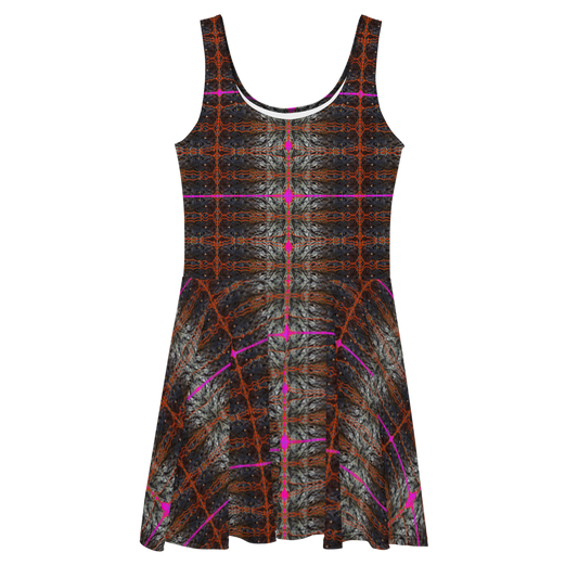 Fitted Skater Dress (Her/They)(Rind#7 Tree Link) RJSTH@Fabric#7 RJSTHW2021 RJS