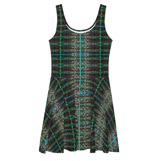 Fitted Skater Dress (Her/They)(Rind#10 Tree Link) RJSTH@Fabric#10 RJSTHW2021 RJS