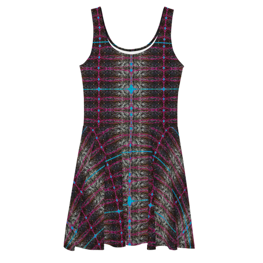 Fitted Skater Dress (Her/They)(Rind#11 Tree Link) RJSTH@Fabric#11 RJSTHW2021 RJS