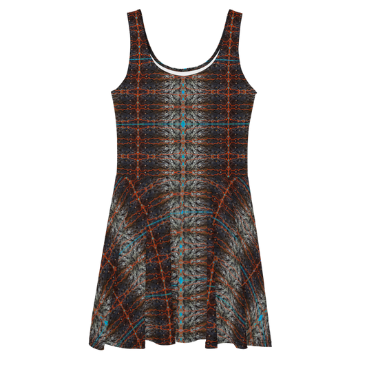 Fitted Skater Dress (Her/They)(Rind#12 Tree Link) RJSTH@Fabric#12 RJSTHW2021 RJS