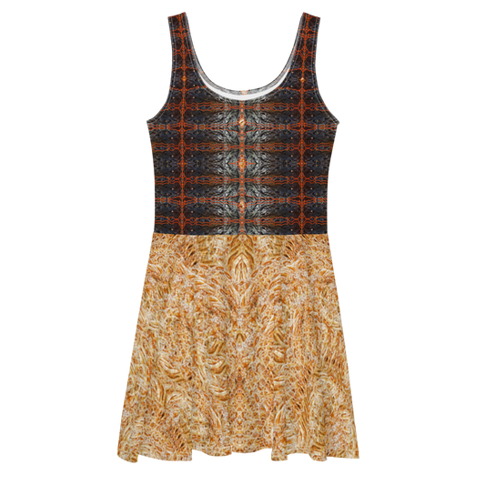 Fitted Skater Dress (Her/They)(Tree Link, Rind#7, Ouroboros Smith Fabric) RJSTHW2021 RJS