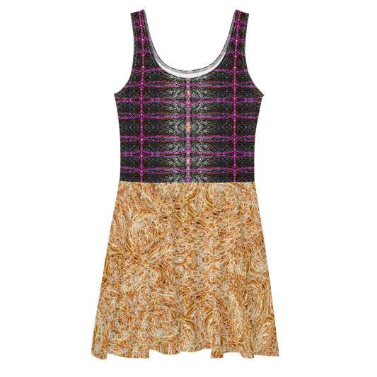 Fitted Skater Dress (Her/They)(Tree Link, Rind#9, Ouroboros Smith Fabric) RJSTHW2021 RJS