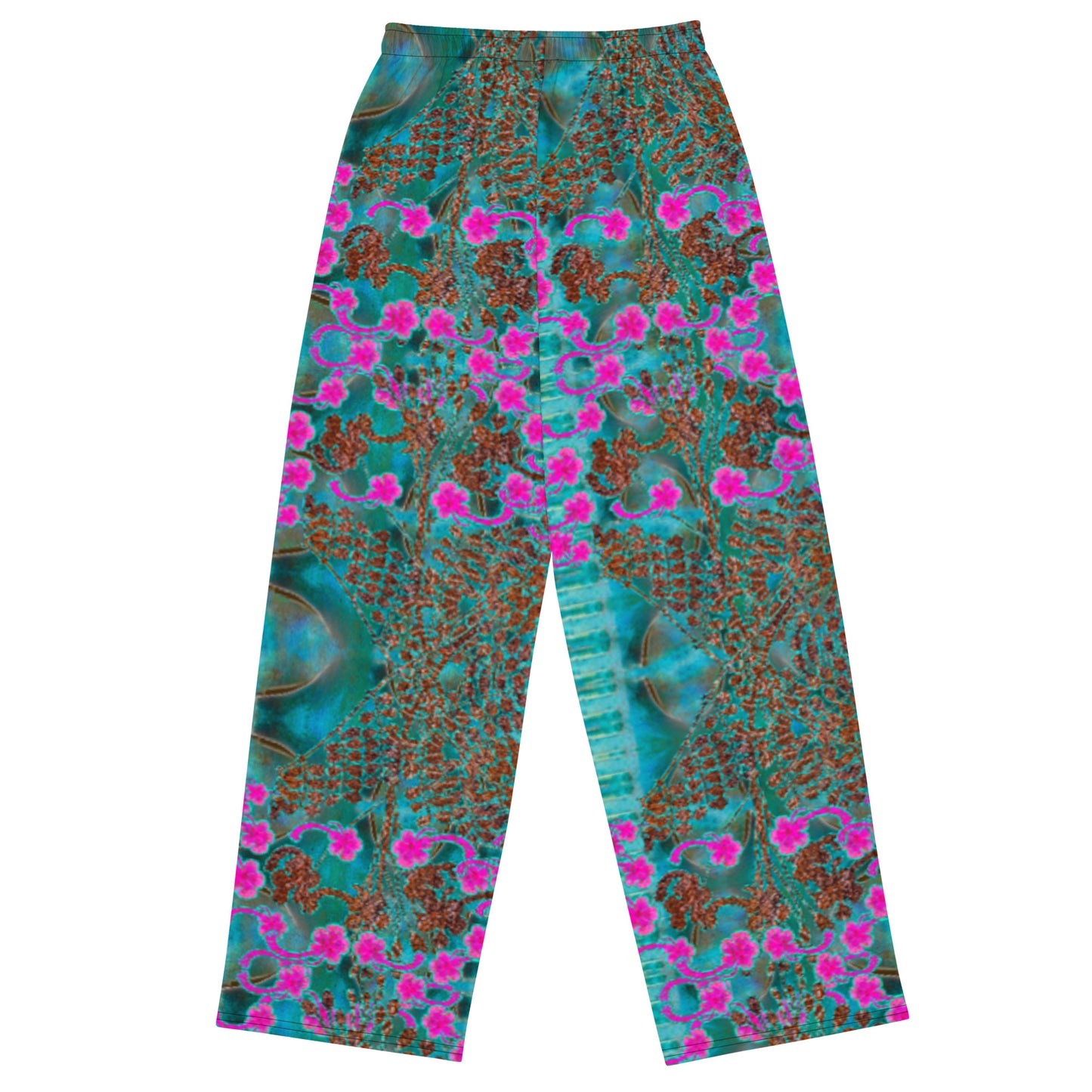 Wide-Leg Pants (Unisex)(WindSong Flower) RJSTH@Fabric#8 RJSTHS2022 RJS