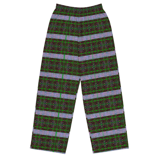 Wide-Leg Pants (Unisex)(Tree Link Stripe) RJSTH@Fabric#4 RJSTHS2022 RJS
