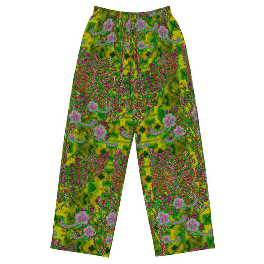 Wide-Leg Pants (Unisex)(WindSong Flower) RJSTH@Fabric#5 RJSTHS2022 RJS