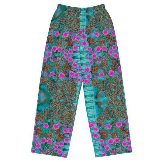 Pantalon large (unisexe) (WindSong Flower) RJSTH@Fabric#8 RJSTHS2022 RJS