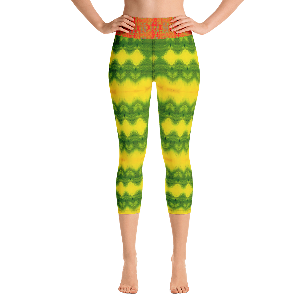 Yoga Capri Leggings (Her/Muliebris) RJSTH@Fabric#1 RJSTHS2021 RJS