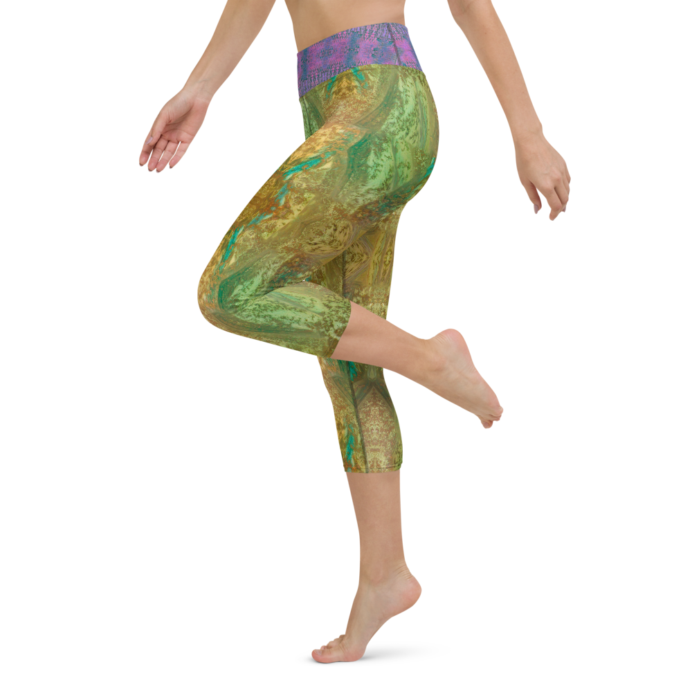 Yoga Capri Leggings (Her/Muliebris) RJSTH@Fabric#6 RJSTHS2021 RJS