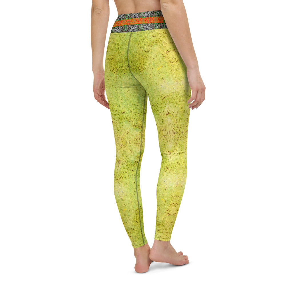 Yoga Leggings (Her/Muliebris)(Tree Link Stripe) RJSTH@Fabric#2 RJSTHs2021 RJS