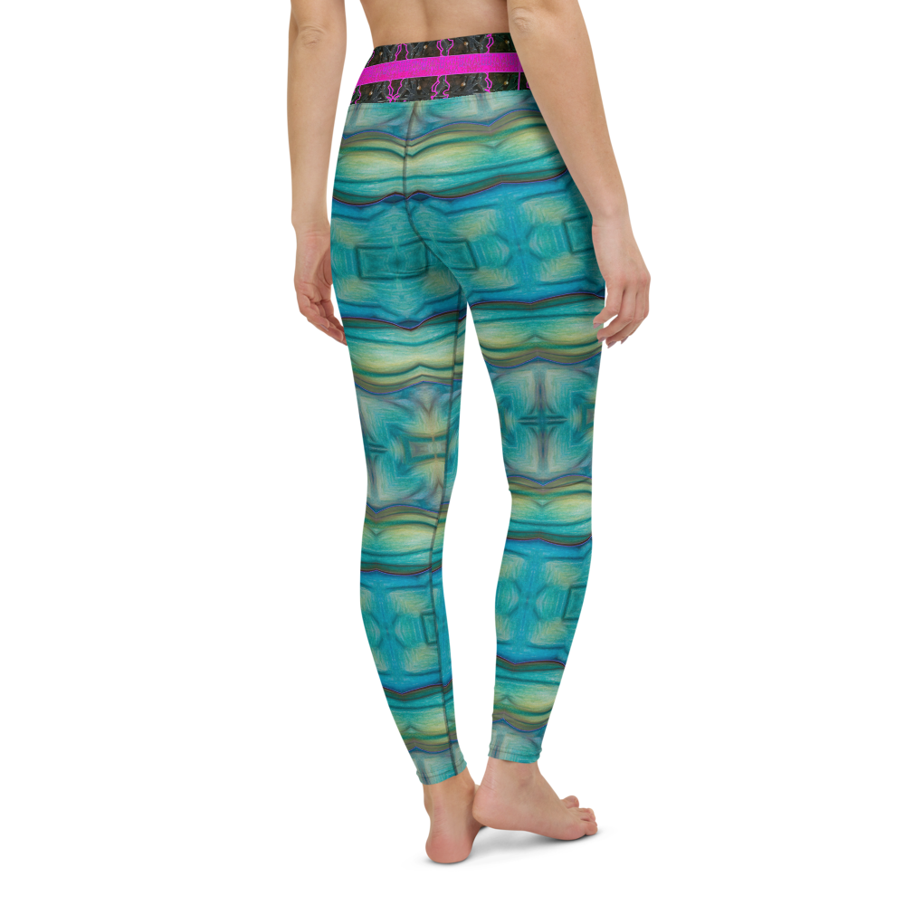 Yoga Leggings (Her/They)(Tree Link Stripe) RJSTH@Fabric#9 RJSTHs2021 RJS
