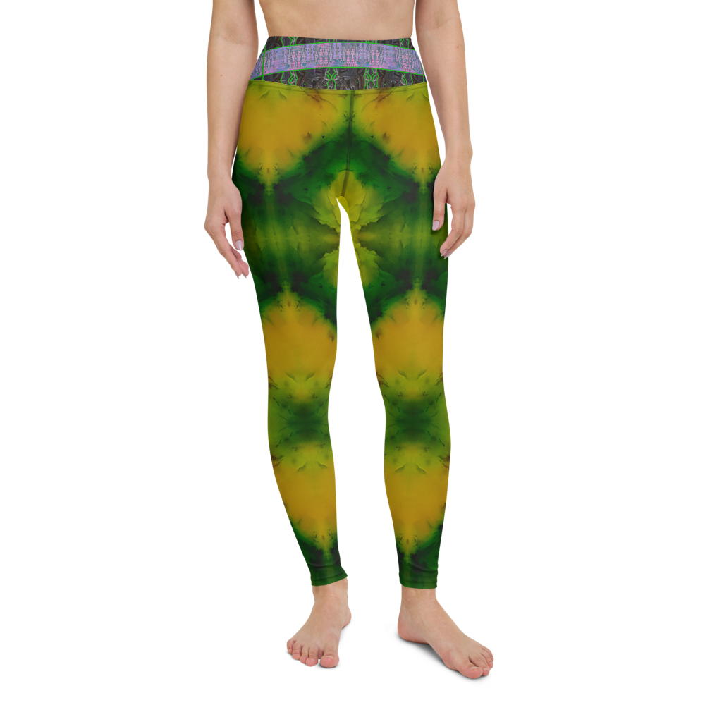 Yoga Leggings (Her/They)(Tree Link Stripe) RJSTH@Fabric#5 RJSTHs2021 RJS