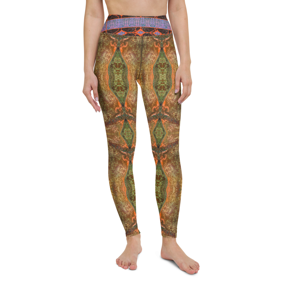 Leggings de yoga (Elle/Ils) (Tree Link Stripe) RJSTH@Fabric#6 RJSTHs2021 RJS