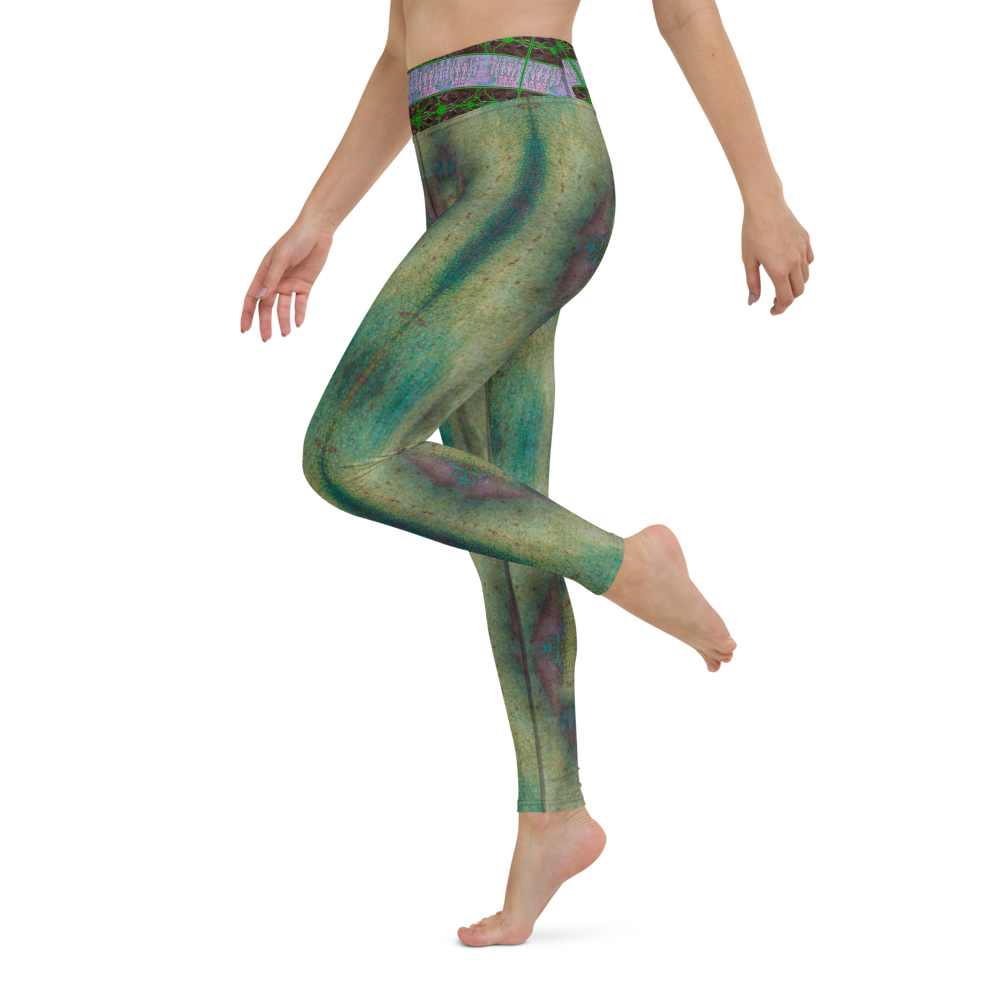 Yoga Leggings (Her/They)(Tree Link Stripe) RJSTH@Fabric#4 RJSTHs2021 RJS