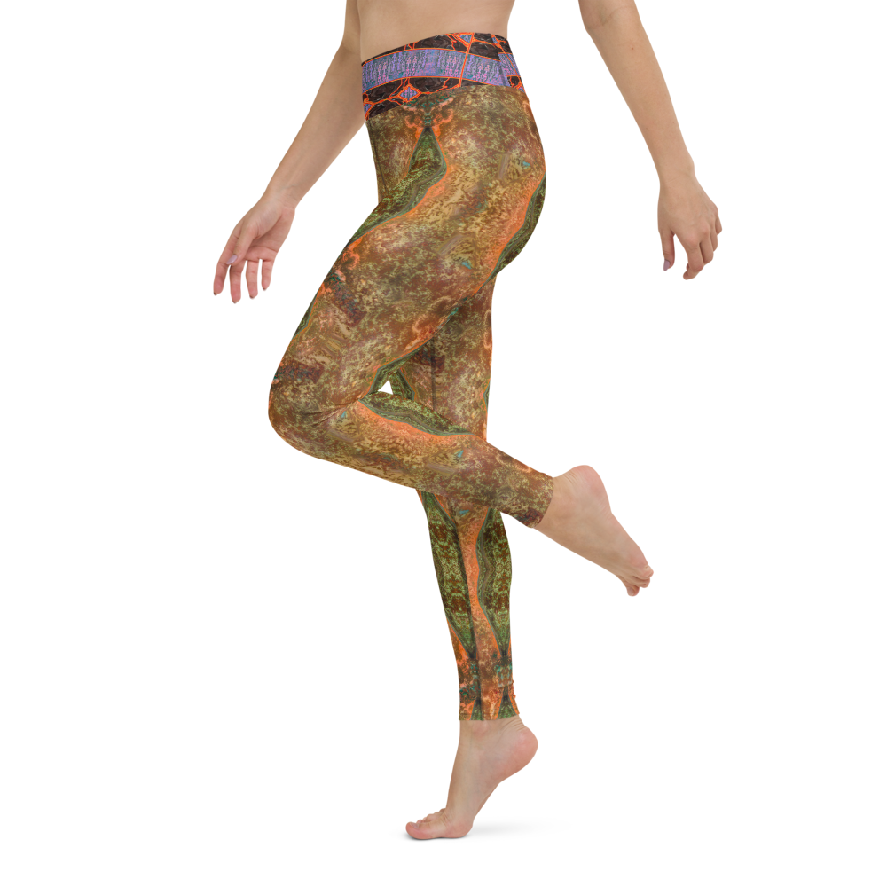 Yoga Leggings (Her/Muliebris)(Tree Link Stripe) RJSTH@Fabric#6 RJSTHs2021 RJS