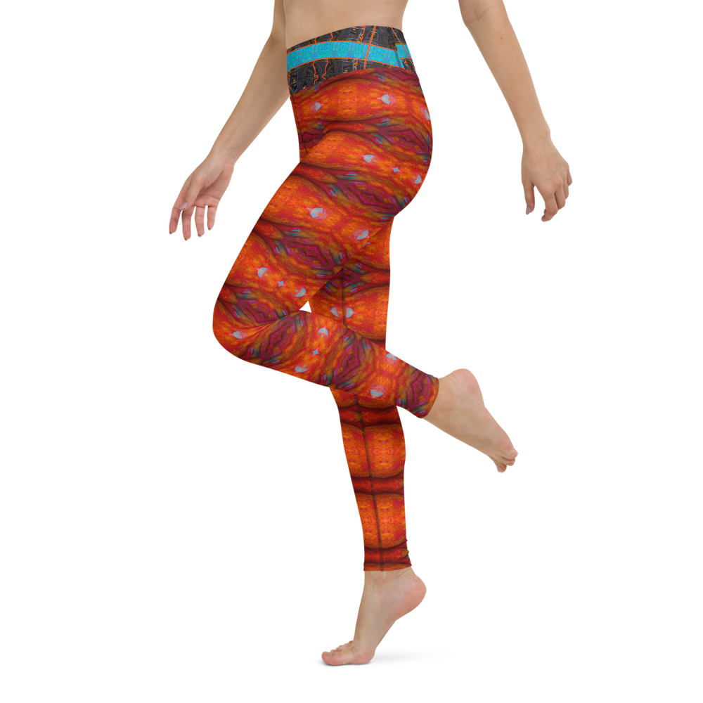 Yoga Leggings (Her/They)(Tree Link Stripe) RJSTH@Fabric#12 RJSTHs2021 RJS