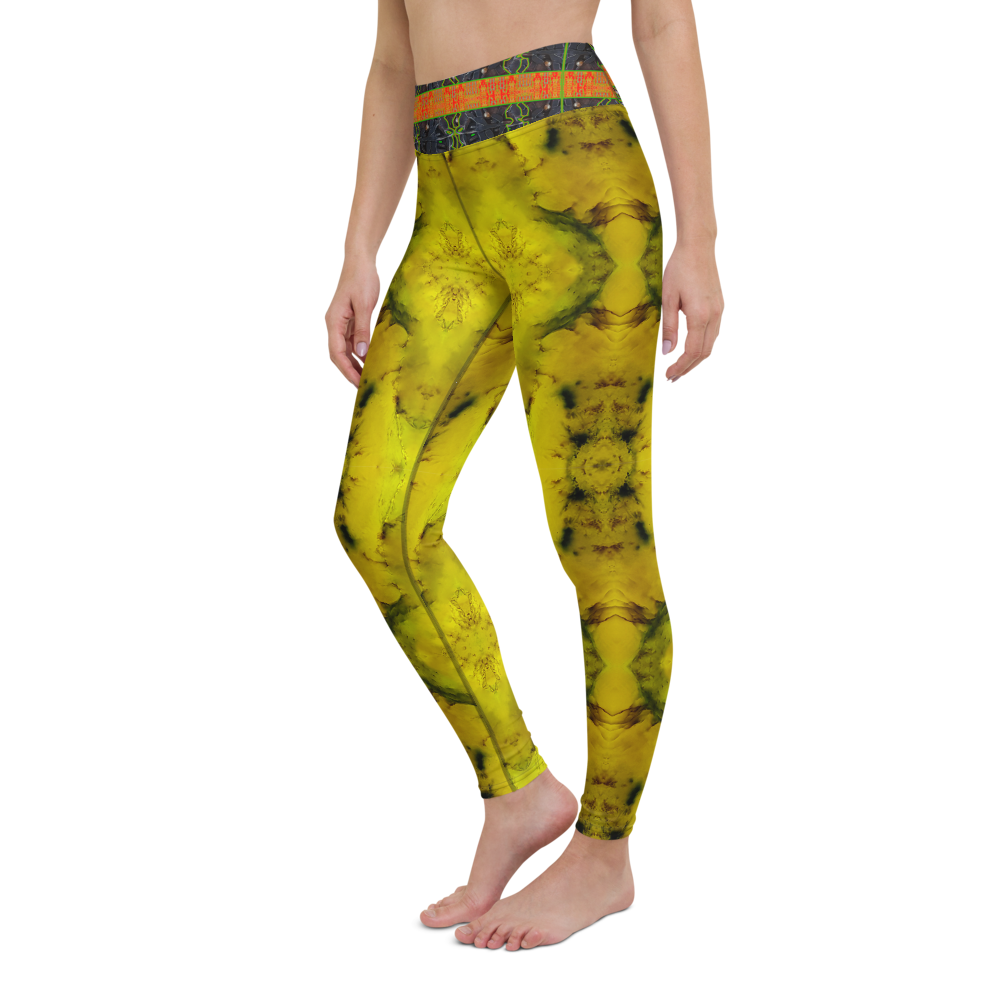 Yoga Leggings (Her/They)(Tree Link Stripe) RJSTH@Fabric#1 RJSTHs2021 RJS