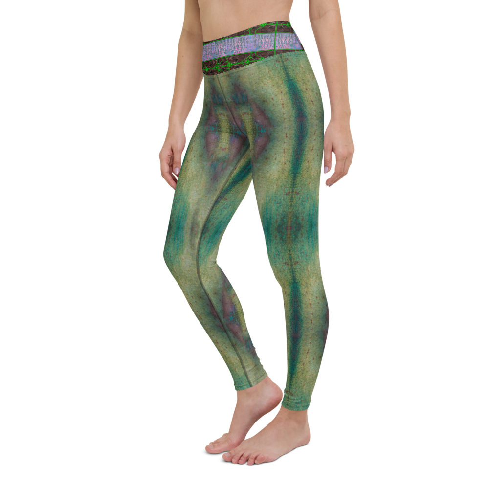 Yoga Leggings (Her/They)(Tree Link Stripe) RJSTH@Fabric#4 RJSTHs2021 RJS