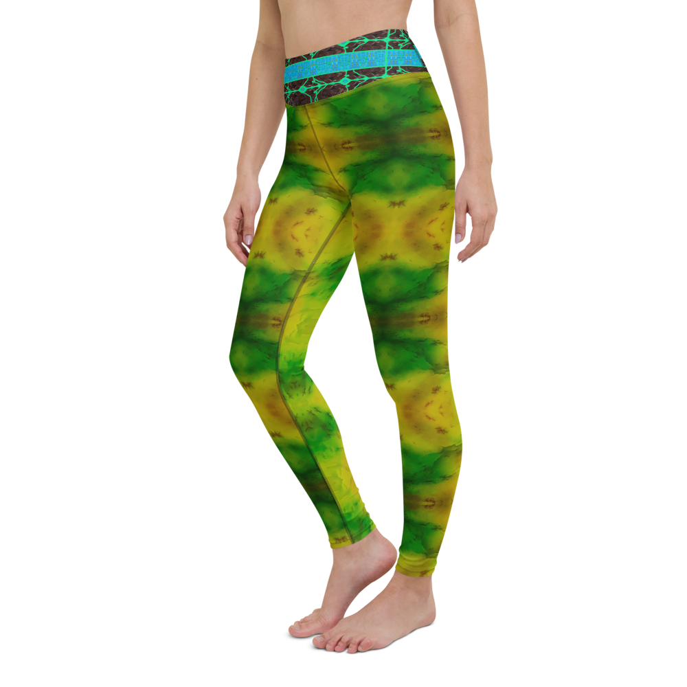 Yoga Leggings (Her/They)(Tree Link Stripe) RJSTH@Fabric#10 RJSTHs2021 RJS