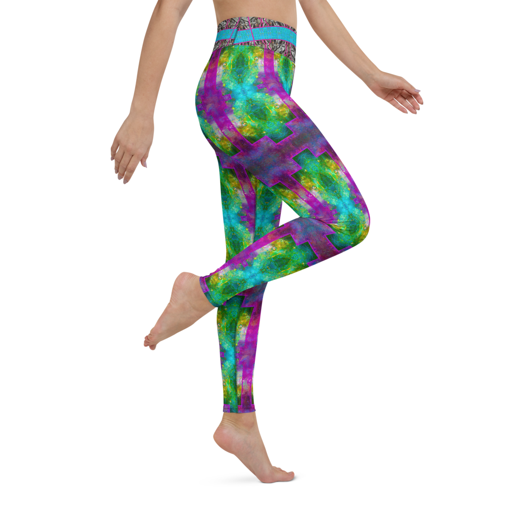 Yoga Leggings (Her/They)(Tree Link Stripe) RJSTH@Fabric#11 RJSTHs2021 RJS