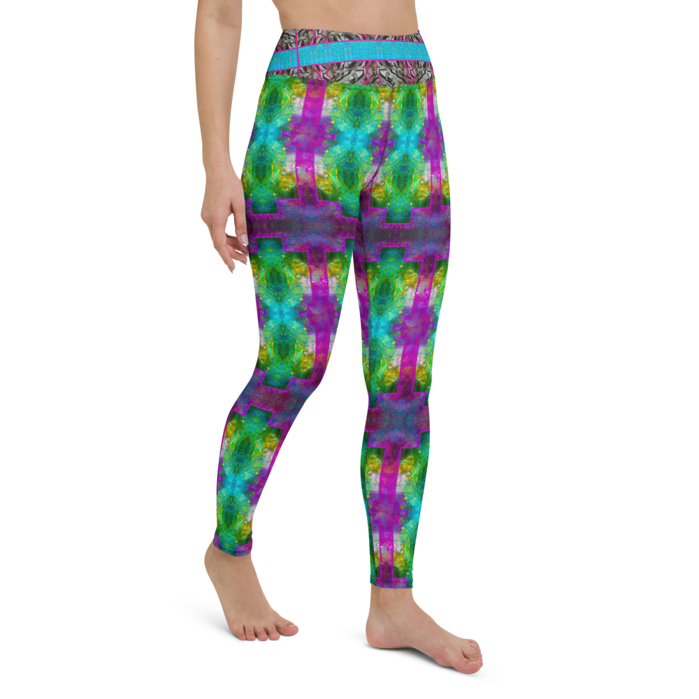 Yoga Leggings (Her/They)(Tree Link Stripe) RJSTH@Fabric#11 RJSTHs2021 RJS