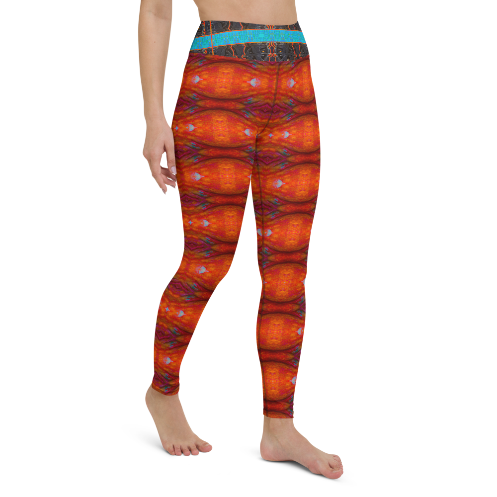 Yoga Leggings (Her/They)(Tree Link Stripe) RJSTH@Fabric#12 RJSTHs2021 RJS