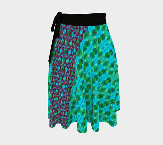 Wrap Skirt (Her/They)(Grail Night Rose Blue Logo) RJSTH@Fabric#11 RJSTHW2024 RJS